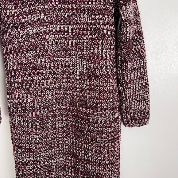 Sam Edelman SD Helen Collared‎ Long Cardigan Duster Maroon Multi Size XS Classic - Picture 8 of 13